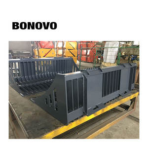 BONOVO Skeleton <span class=keywords><strong>Bucket</strong></span> Skid Steer Attachment 60-84 Inch Rock <span class=keywords><strong>Bucket</strong></span> - Product Image 6