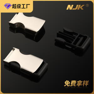 Metal Clip Buckle 25mm Inner Diameter Durable For Bags <b>Webbing</b> Hardware - Product Image 5