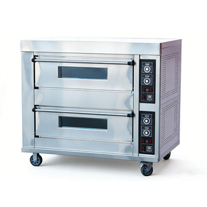 Horno Eléctrico <span class=keywords><strong>de</strong></span> 2 Niveles y 4 Bandejas para Producción <span class=keywords><strong>de</strong></span> Pan, <span class=keywords><strong>de</strong></span> Alta Resistencia, Bajo Ruido y Temperatura Estable, Precio al por Mayor - Product Image 2
