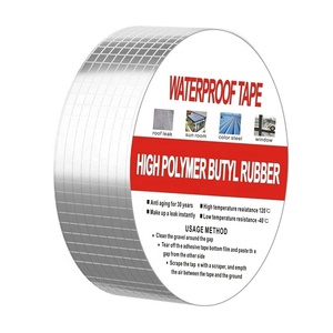 Cinta de goma de butilo <span class=keywords><strong>para</strong></span> reparación de Super RV, sello de tubería de alta temperatura, cinta selladora de butilo de papel de aluminio impermeable <span class=keywords><strong>para</strong></span> fugas en el techo - Product Image 2