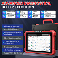 Mejor Precio Kingbolen K10 Elite, Escáner OBD2 para Autos, Herramienta de Diagnóstico de Sistema Completo, Control Bidireccional, Herramienta de Codificación ECU
