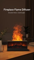 Diffuseur d'huiles essentielles ultrasonique portable à effet de fissure de lave volcanique, cadeau pour la maison, humidificateur d'air pour la pièce, vente chaude