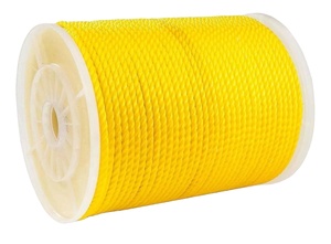 MULTIPACKROPES Yellow Blue 4 Strand Twisted Polypropylene Braid Rope Various Sizes Wholesale Packing 8mm-32mm Diameter Strong UV - Product Image 2