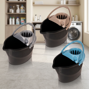 Secchio Ovale in Plastica con Strizzatore 17L Colori Assortiti Modello 4002566 (Plastica 3034) - Product Image 3