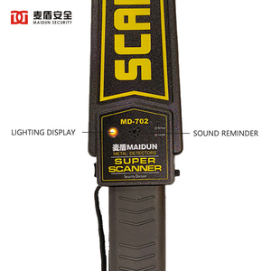 เครื่องตรวจจับโลหะแบบพกพา MD-702 ความไวสูง ระดับมืออาชีพ กันน้ำได้ สำหรับการตรวจสอบความปลอดภัย - Product Image 5