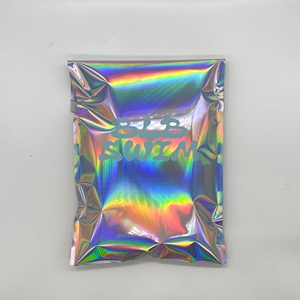 Bolsas de Envío de Aluminio Láser con Logotipo Personalizado, Bolsas de <span class=keywords><strong>Correo</strong></span> Metálicas Brillantes Holográficas para Ropa - Product Image 6