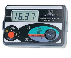 Kyoritsu 4105A-H Medidor Digital de Resistencia de Tierra con Estuche Rígido 4105A-H MEDIDOR DIGITAL DE RESISTENCIA DE TIERRA 4105A / 4105A-H MEDIDOR DE RESISTENCIA DE TIERRA Ea - Product Image 4