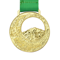 Médailles de gymnastique en métal en gros, médailles vierges pour sublimation, médailles de marathon, miniatures, simples, médailles d'honneur or, argent, bronze pour vainqueurs
