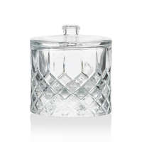 Bouteille de parfum en verre transparent gaufré à base épaisse, OEM ODM, vente en gros, flacon diffuseur de parfum vide haut de gamme, vente chaude