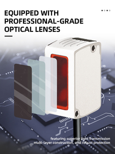 Optischer foto elektrischer Laser-Abstands sensor GLW-D100NR NPN + RS485 Kommunikation 100 ± 35mm Erfassungs bereich - Product Image 2