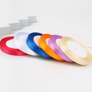 Jxiao Satin Ribbon 1cm X 22m Solid Color Woven Gift Packaging Wedding Decoration Cross Border Supply - Product Image 3