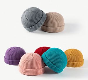 Gorro de Punto Personalizado al por Mayor con Etiqueta Privada, Gorro de Pescador con Puño Corto y Logotipo para Hombre - Product Image 1