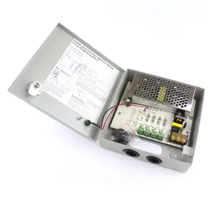 High quality Switch distribution power supply Ac100-240v DC 60w 5a 12v 4ch Cctv Power Supply Box