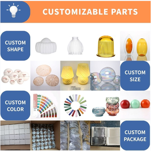 Abat-jour en verre blanc satiné moderne, forme de <span class=keywords><strong>boule</strong></span> élégante pour luminaires suspendus et luminaires encastrés - Product Image 5