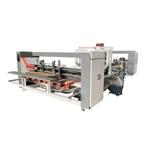 Machine automatique de fabrication de boîtes en Carton, Machine de pliage de boîtes ondulées, Machine de collage et de couture