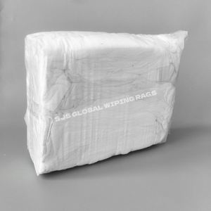 Bolsa de Trapos Blancos para Limpiar de 1 lb, Trapos de Algodón Blanco Reciclado de SuzhouSoft para Limpieza - Product Image 1