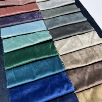 Vente en gros polyester respirant Holland velours canapé tissu tricoté meubles d'ameublement résistant aux taches pour accessoires de canapé