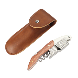 Nuovi Arrivi: Apribottiglie Portatile con Manico <span class=keywords><strong>in</strong></span> <span class=keywords><strong>Legno</strong></span> e Logo, Chiave Multifunzione <span class=keywords><strong>in</strong></span> Acciaio Inox per Vino, Ideale come Regalo di Nozze - Product Image 4