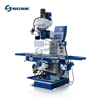 Fraiseuse universelle SGSK X6332, cône de broche ISO40, poids 2000 kg, pour atelier d'outillage et réparation de moules, fraisage de métaux