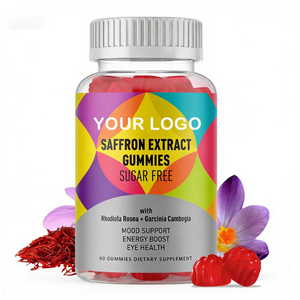 Offre Spéciale Mars : 20 % <span class=keywords><strong>de</strong></span> Réduction sur les Gummies à l'Extrait <span class=keywords><strong>de</strong></span> <span class=keywords><strong>Safran</strong></span> – Complément Alimentaire pour l'Humeur et un Bon Sommeil, Bonbons Gommeux Diététiques avec Rhodiola Rosea - Product Image 1