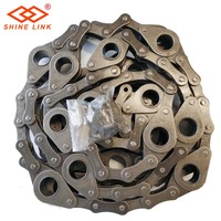 Chaîne agricole en alliage S51, simple brin, standard, largeur 33 mm, pas 38,1 mm, diamètre du rouleau 6 mm, marque Shinelink