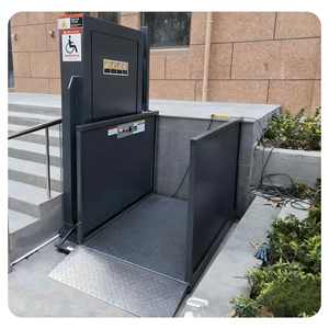 2025 Yeni Dikey Hidrolik Erişilebilir Veranda Tekerlekli Sandalye Asansörü Ev İçin - Product Image 2