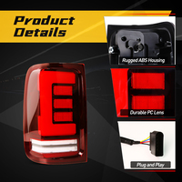Luz Trasera LED de Alta Calidad con Garantía para Automóvil Volkswagen Amarok V6 2010 2011 2012 2013 2014 2015 2016 2017 2018 2019 2020