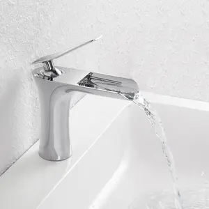 Estilo Europeu Sanitária Ware Supply Cachoeira projeto latão lavatório faucet