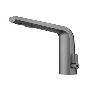 صنبور حوض نحاسي ترموستاتي الأكثر شعبية ، مستشعر مدمج للتحكم في درجة الحرارة بالماء البارد والساخن ، مصقول لمستشفى الحمام - Product Image 1