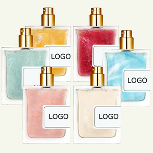 <span class=keywords><strong>Parfum</strong></span> pour femmes 50 ml dans un flacon en verre pailleté <span class=keywords><strong>Parfum</strong></span> pour hommes Shining Love avec un petit vaporisateur pailleté Brume corporelle <span class=keywords><strong>Parfum</strong></span> en gros - Product Image 1