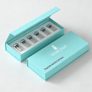 Luxury High Quality Flip Peptide Packaging <strong>Box</strong> Custom Design Small Bottle Packaging <strong>Box</strong> <strong>Empty</strong> Bottle Packaging <strong>Box</strong> With Foam - Product Image 4