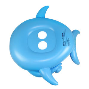 B01 Summer Fun Infant Pool Float PVC Baby Swimming Ring <span class=keywords><strong>Flotador</strong></span> para niños pequeños con dosel inflable Shark para 6-36 meses para niños - Product Image 5