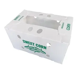 Cheap Plastic Corrugated Coroplast Hollow Stackable Warehouse Plastic Correx Okra And Seafood Packing Box