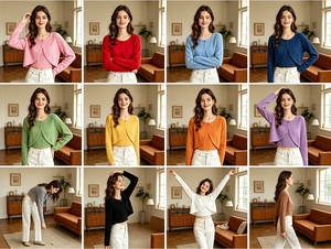 Custom Women Soft Brushed Knit <strong>Bolero</strong> <strong>Cardigan</strong> Cropped One Button Stretchy Warm Lightweight Layering Knit <strong>Cardigan</strong> - Product Image 3