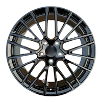 20-22 pouces T6061 Jantes en alliage d'aluminium forgé 5x130 5 trous noir mat pour Porsche Macan Cayenne Passagers Jantes de voiture 35mm
