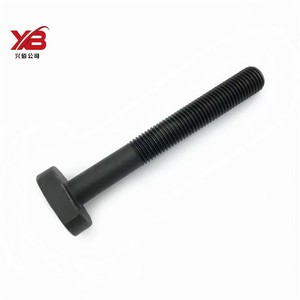 Wholesale Black <strong>T</strong>-Type <strong>Bolts</strong> 4.8/8.8 Grade High Strength for Aluminum Profile Frame Mechanical Equipment Hot-Dip - Product Image 6