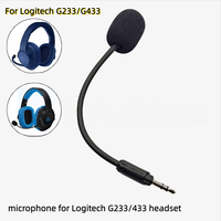 Mikrofon Pengganti untuk Kingston HyperX Cloud MIX alpha/revolver orbit s Flight Logitech G233 433 Astro A30 corsair HS50 6070