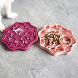 Nova dupla face dois-em-um anti-enggasgo Silicone lambendo Dog Bowl Material PP Slow Food Bowl para animais de estimação - Product Image 3