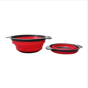 Évier de cuisine multifonctionnel rétractable et réglable, bac à légumes rond en plastique pliable avec panier de drainage - Product Image 5