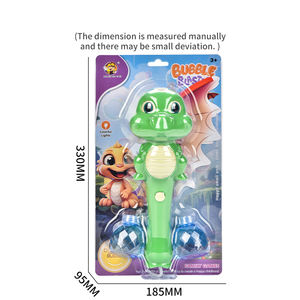 Pistola de burbujas para exteriores CPS, juguetes eléctricos de dinosaurio, varita de burbujas, juguetes de palo, soplador de burbujas con luz y sonido para niños - Product Image 5