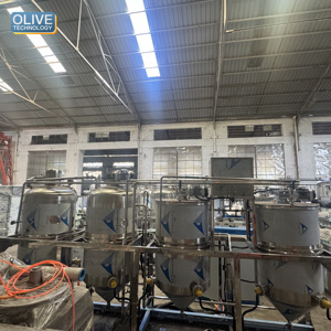 Équipement de raffinage d'huile comestible brute à prix d'usine, utilisé pour le déparaffinage, la désodorisation et la pressage d'huile végétale, y compris l'huile de palme - Product Image 1