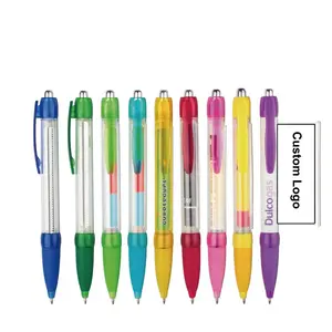 वाणिज्यिक उपयोग के लिए खाली बैनर के साथ एनएक्स कस्टम लोगो प्लास्टिक विज्ञापन पेन पुल आउट बैनर पेन