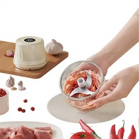 Mini hachoir électrique sans fil pour ail et viande, robot culinaire pour bébé, mixeur portable automatique rechargeable pour la maison