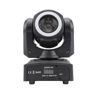 60W RGBW <span class=keywords><strong>LED</strong></span> Beam Moving Head Light Weiß & Warmweiß Club Bühnen beleuchtung DJ DMX Control Aluminium Lampen körper" - Product Image 2