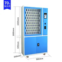 Boîte de gestion de clés RFID intelligente avec lecteur d'empreintes digitales, carte et code, murale ou sur pied, pour clés de voiture