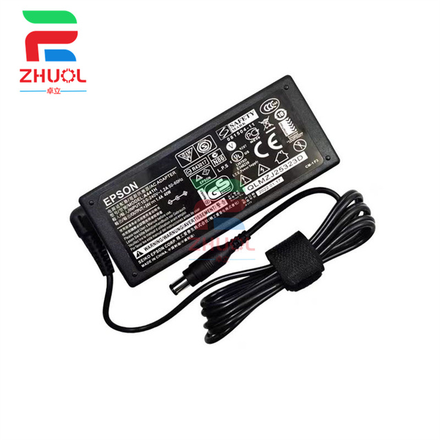 Original Printer Power Supply Adapter Charger for EPSON V600 3170 3490 4180 Scanner Power Adapter Cable 24V Plug