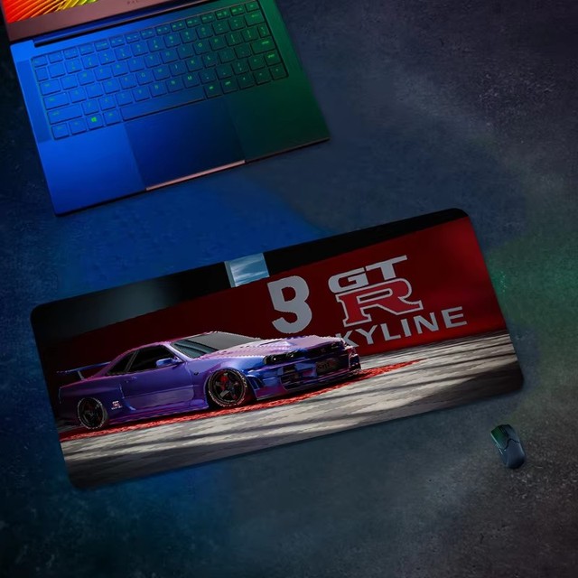 Large Gaming Mouse Pad Oversized Desk Mat Non-slip Rubber Base Stitched Edges Waterproof Square in Stock