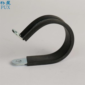 R hình dạng cao su lót Ống kẹp Gil Ống Clip với EPDM đệm cao su - Product Image 2