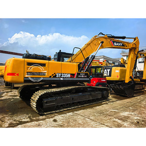 Excavadora de cadenas SANY SY335H usada de 33 toneladas en buen estado, marca china original, máquina excavadora Sany 335h usada en venta - Product Image 1