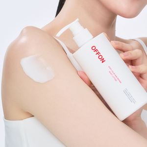 Crème hydratante nourrissante pour le corps OFFON au beurre de karité et au panthénol, pour usage domestique - Product Image 1